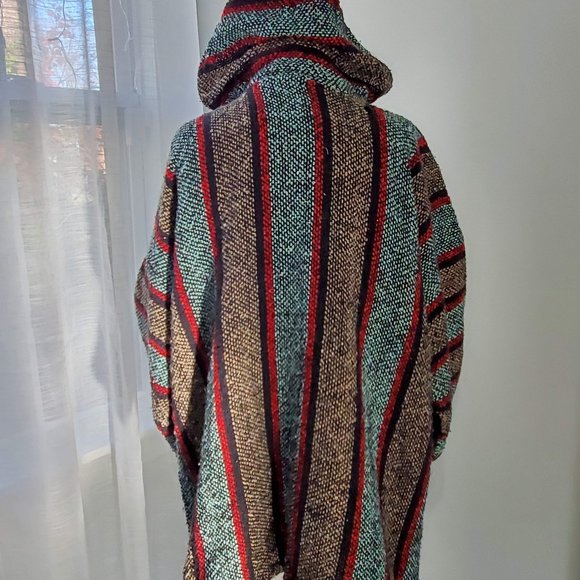 Baja Mexican Rug hoodie size Large - Picture 10 of 11